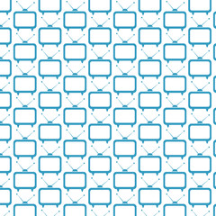 Pattern background TV icon