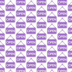Pattern background open icon