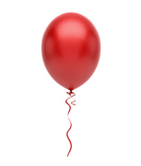 Red balloon - obrazy, fototapety, plakaty