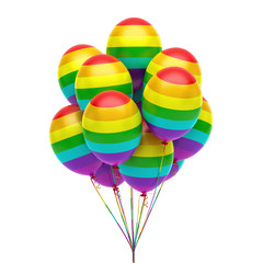 Rainbow Balloons