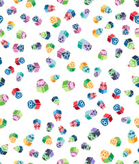 Owls hand drawn pattern