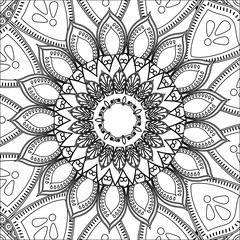 vintage mandala decoration scheme pattern vector ilustration