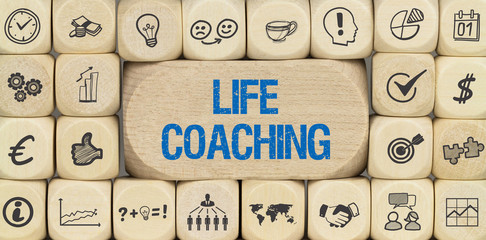 Life Coaching / Würfel mit Symbole
