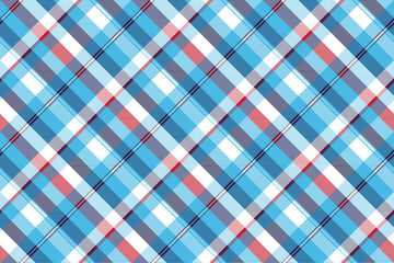 Turquoise seamless pattern check plaid fabric texture madras