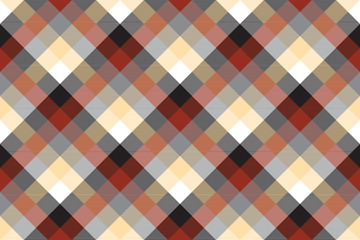 Beige color check plaid seamless pattern