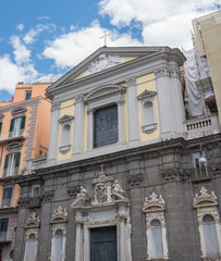 Fototapeta na wymiar Church of San Ferdinando in Naples - Italy