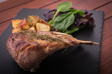 grilled lamb chop