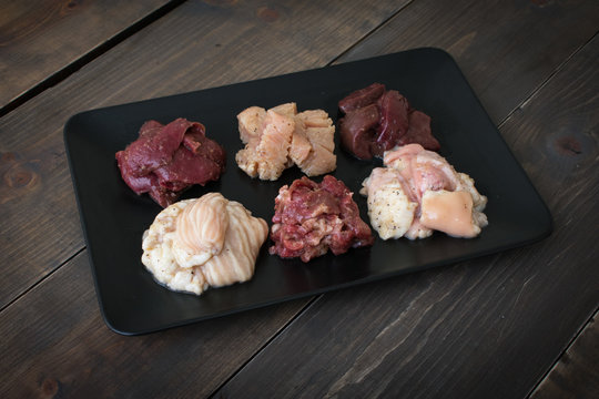beef guts, horumon for japanese yakiniku