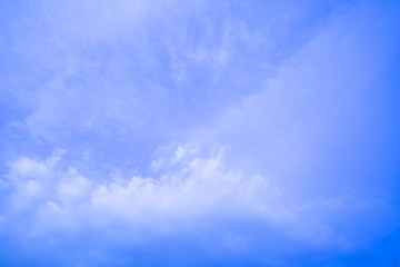 blue of sky with clouds in the morning,Background
