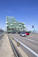 Jacques-Cartier bridge in Montreal Canada