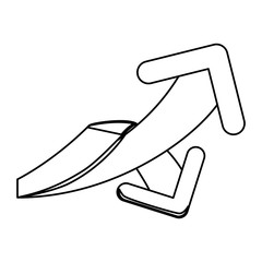 Business growing statistics icon vector illustration graphic design