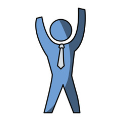 Businessman pictogram symbol icon vector illustration graphic design