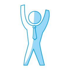 Businessman pictogram symbol icon vector illustration graphic design