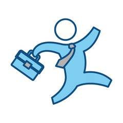 Businessman pictogram symbol icon vector illustration graphic design
