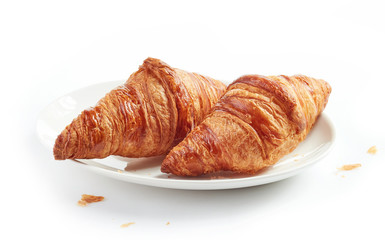 freshly baked croissants