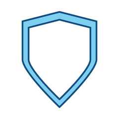 Badge security emblem icon vector illustration graphic design
