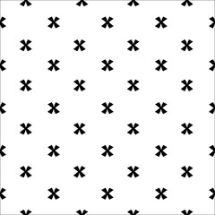X cross geometric pattern. Simple subtle seamless background.