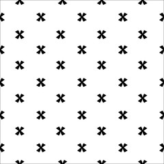 X cross geometric pattern. Simple subtle seamless background.