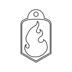 Shopping tag label icon vector illustration graphic design