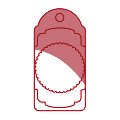 Shopping tag label icon vector illustration graphic design