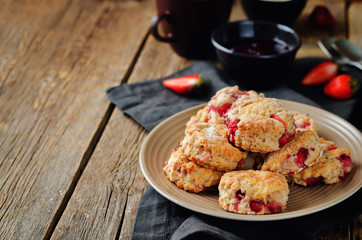 Strawberry scones