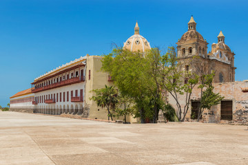 Cathedral de San Pedro Claver in Cartagena, Colombia