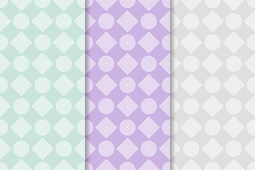 Geometric seamless pattern. Colored background