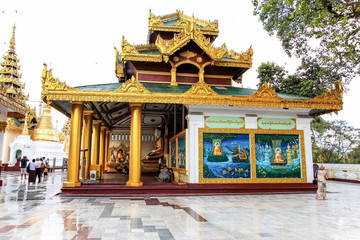 Obraz premium Myanmar - Yangon - Shwedagon Pagode