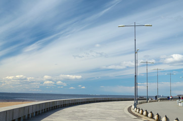 Fototapeta premium Embankment of the Gulf of Finland.