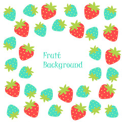 strawberries  background