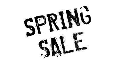 Spring Sale rubber stamp. Grunge design with dust scratches. Effects can be easily removed for a clean, crisp look. Color is easily changed.