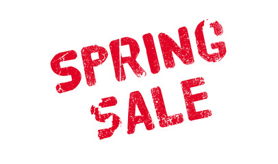 Spring Sale rubber stamp. Grunge design with dust scratches. Effects can be easily removed for a clean, crisp look. Color is easily changed.