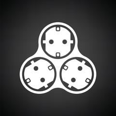 AC splitter icon