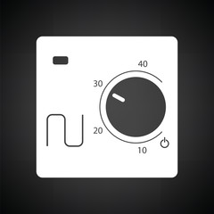 Warm floor wall unit icon