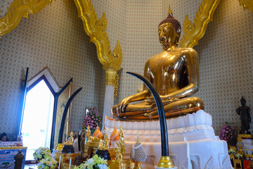Wat Traimit Golden Buddha Temple in Bangkok, Thailand