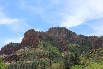 Fototapeta na wymiar Red Rock Secret Mountain Coconino National Forest Sedona Arizona
