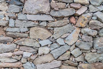 Detail of a stone wall