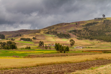 Rural landscape near Cuzco, Peru