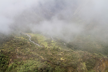 Yanamanchi valley in Peru