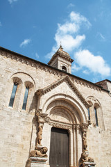Fototapeta premium Collegiata dei santi Quirico e Assunta, San Quirico d'Orcia,