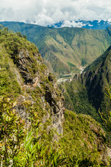 Rocky mountains near Machu Picchu ruins, Peru.