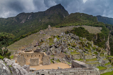 Fototapeta na wymiar Machu Picchu ruins, Peru
