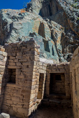 Fototapeta premium Inca's ruins in Ollantaytambo, Sacred Valley of Incas, Peru