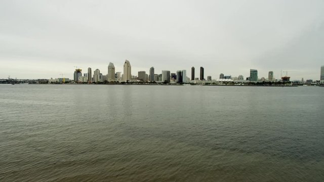 View on a city from Coronado Island