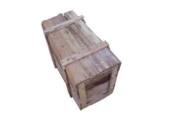wood isolated box