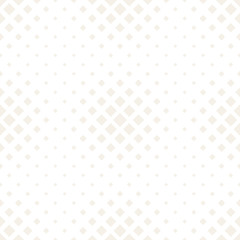 Repeating Rectangle Shape Halftone. Vector Seamless Monochrome Pattern