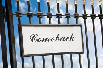 Schild 172 - Comeback