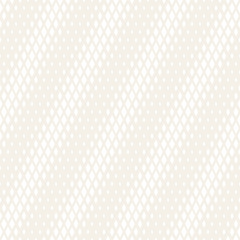 Repeating Shape Halftone. Modern Geometric Lattice Texture. Vector Seamless Monochrome Pattern
