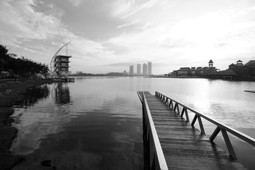 Obraz premium Jetty Pullman, Putrajaya, Malaysia.
