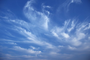 Obraz premium 初夏から秋にかけてのはけ雲